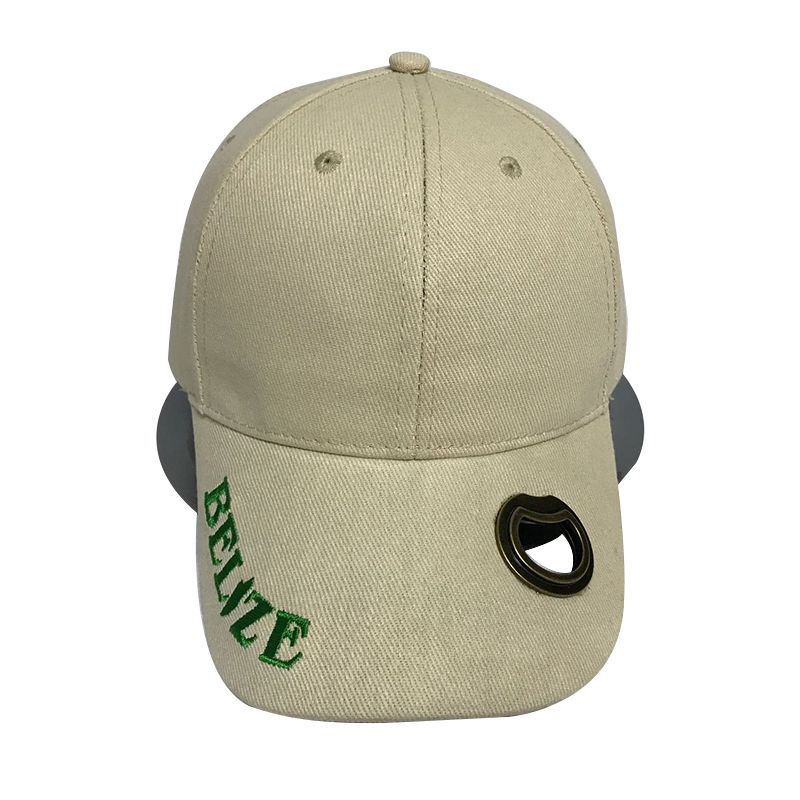 Custom Baseball Cap w/ Metal Bottle Opener