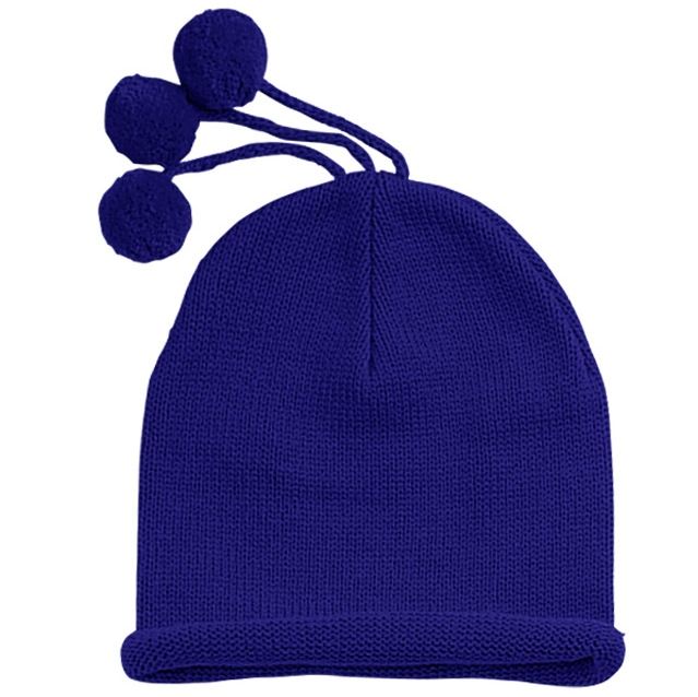Embroidered Promotional Knit Beanie - Youth - Dark Colors