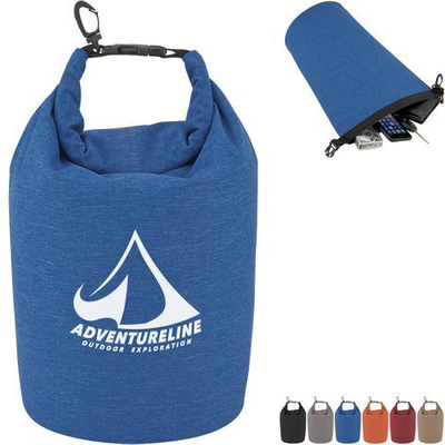 Heathered Polyester Waterproof Dry Bag, 5L