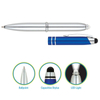 Aluminum LED Light Stylus Custom Pens