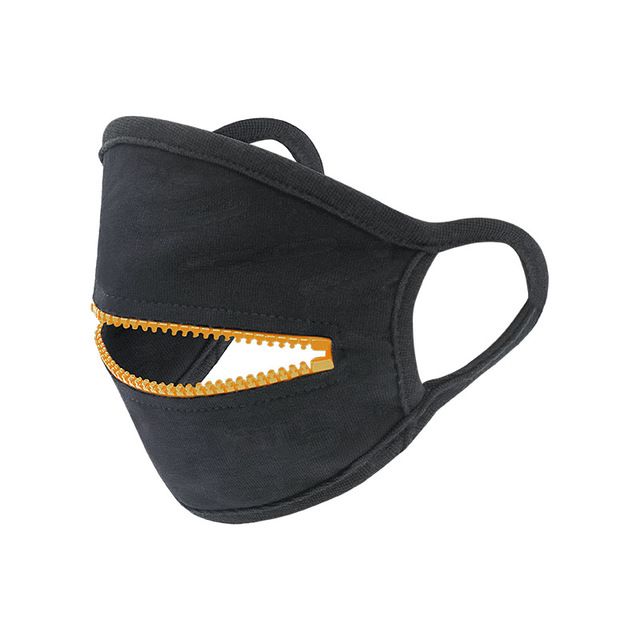 Full Color Custom 2-Ply Breathable Zipper Cloth Face Mask