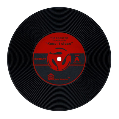 Retro Style Custom Vinyl Record Disk Coaster