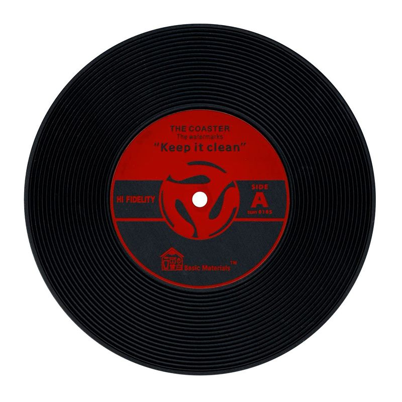 Retro Style Custom Vinyl Record Disk Coaster