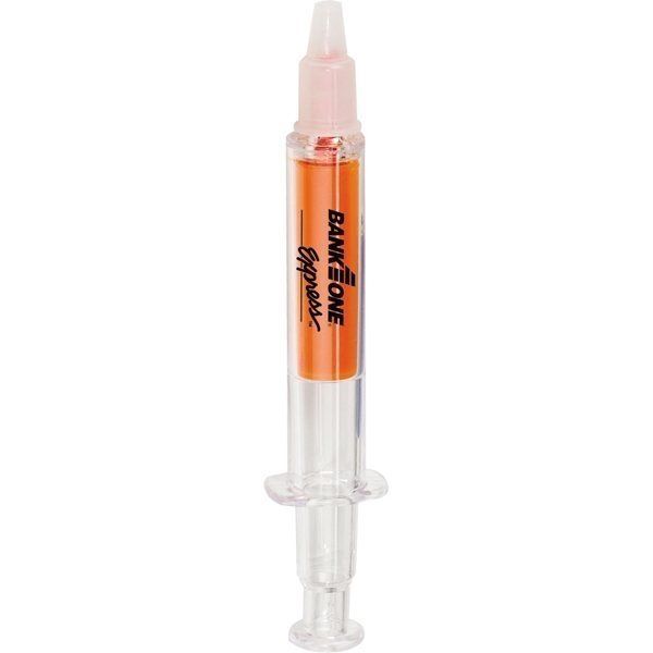 Hypodermic Syringe Shape Promotional Highlighter