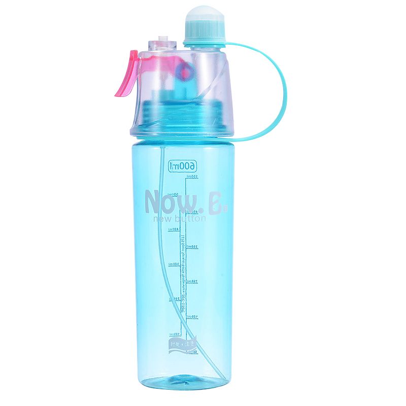 Custom Plastic Spray Sports Water Bottle - 20 oz