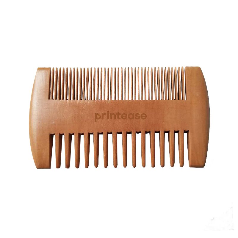Wood Non Static Custom Flea Comb