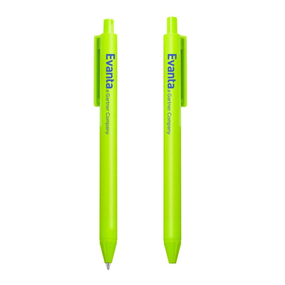 Vibrant Retractable Gel Custom Pen