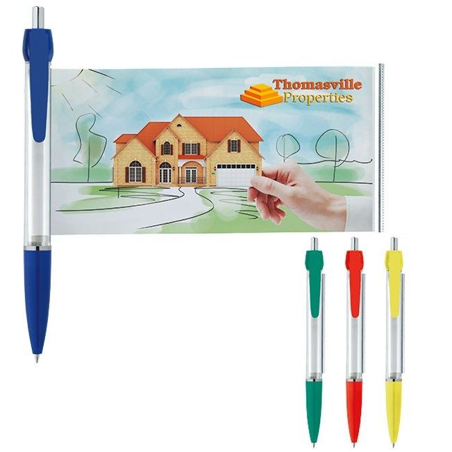 Custom Translucent Color Banner Pen