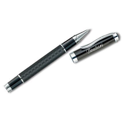 Custom Carbon Fiber Rollerball Promotional Pen