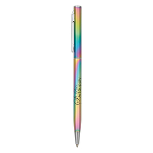 Iridescent Metal Twist Promotional Pen