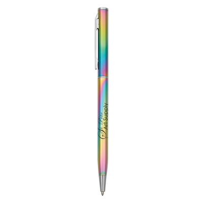 Iridescent Metal Twist Promotional Pen