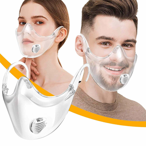 Custom Reusable Transparent Face Mask