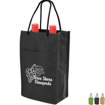 Double Wine Bottle Non-Woven Bag