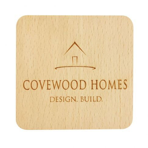 Wood Square Custom Imprinted Coaster