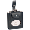 Fairway Stainless Steel Custom Flask w/ Leather Case - 6 oz