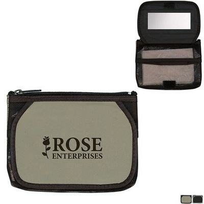 Triplette Cosmetic Bag with Mirror & Tissues