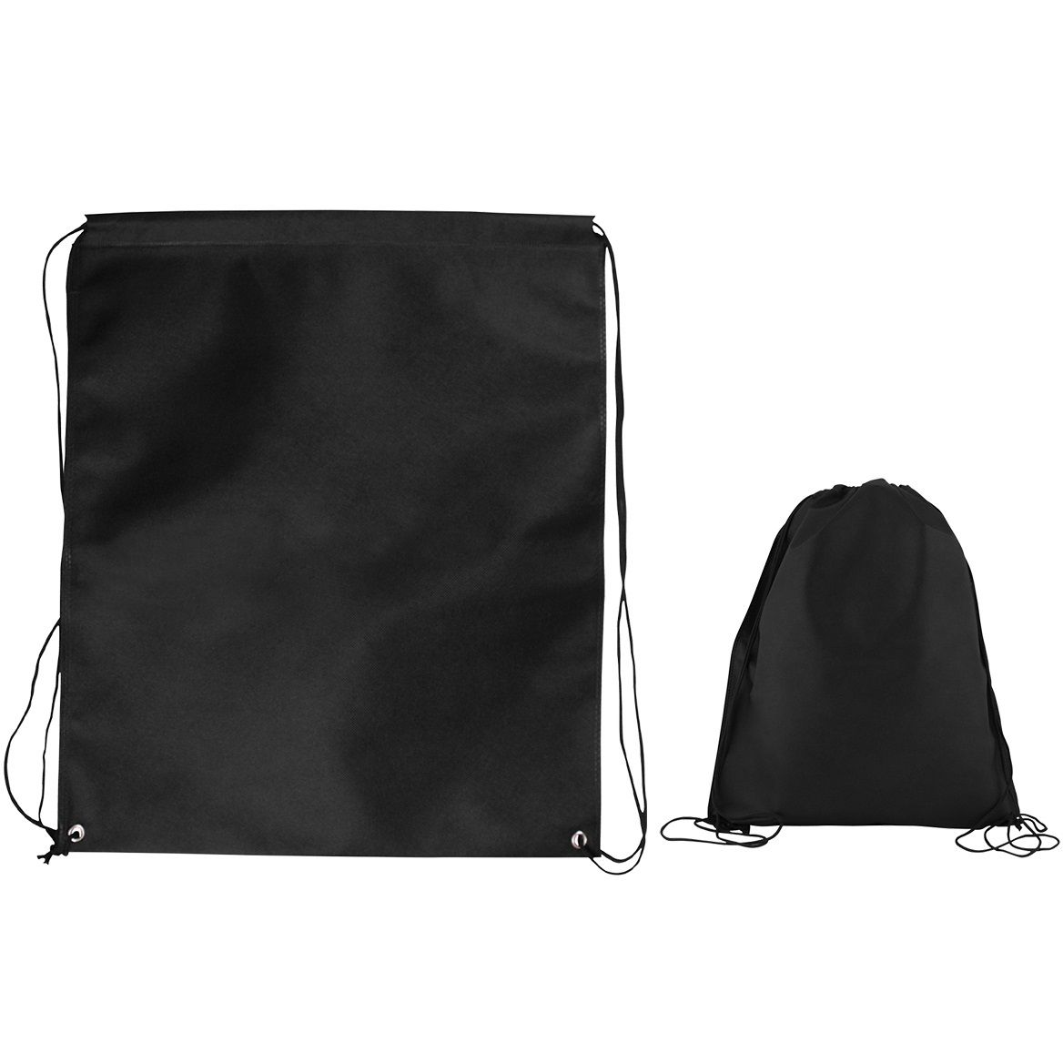 Custom Jumbo Non-Woven Drawstring Backpacks - 16"w x 19"h