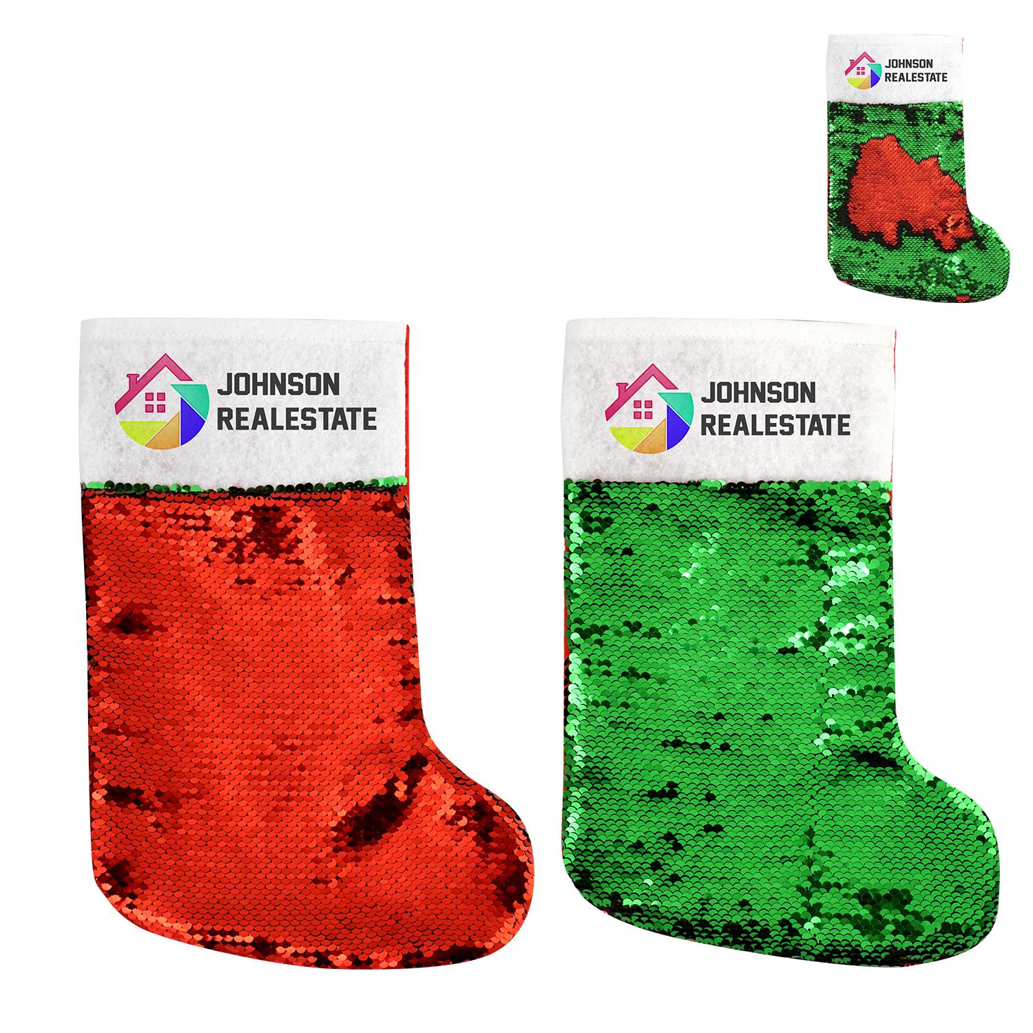 Sequin Holiday Stocking