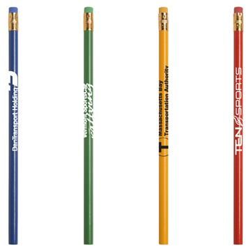 Recycled Newspaper Promotional Pencil - Colored