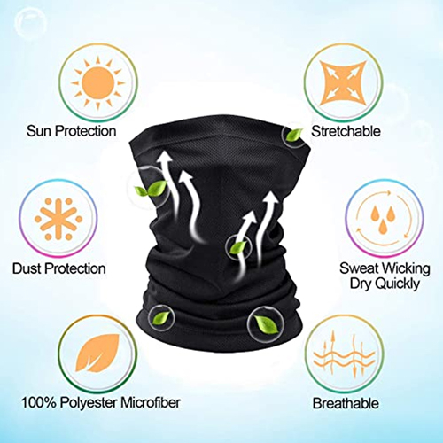 Reuseble Neck Covered Bandana Face Mask - Promotional Face Mask with ...