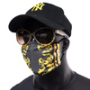 Full Color 3-Ply Custom Adults Cloth Face Mask w/ Adjustable Straps
