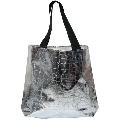 Non-Woven Fashion Custom Tote Bags - 18"w x 14.5"h x 4.5"d