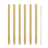 Custom Reusable 6-Piece Bamboo Straw Kit