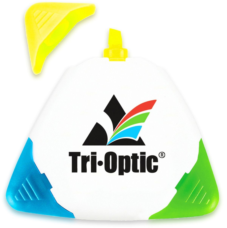3-in-1 Triangular Promotional Highlighter