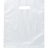 Translucent Frosted Die Cut Handle Custom Bag - 15"w x 18"h x 4"d