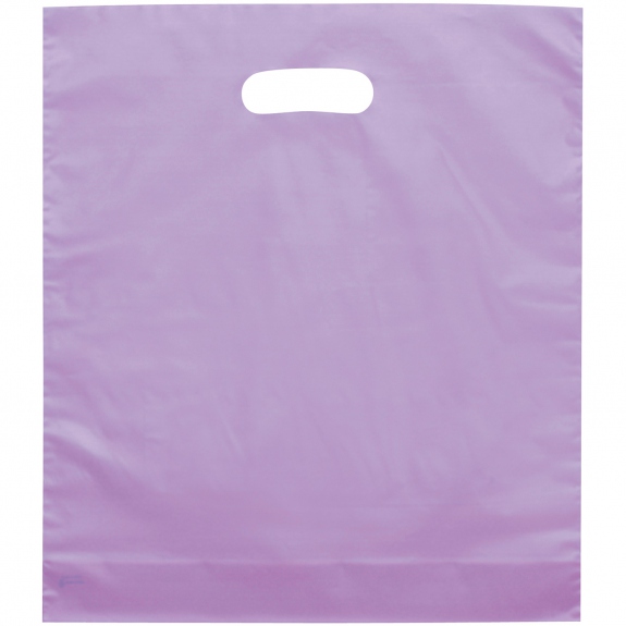 Frosted Printed Die Cut Handle Bag - 15"w x 18"h x 4"d
