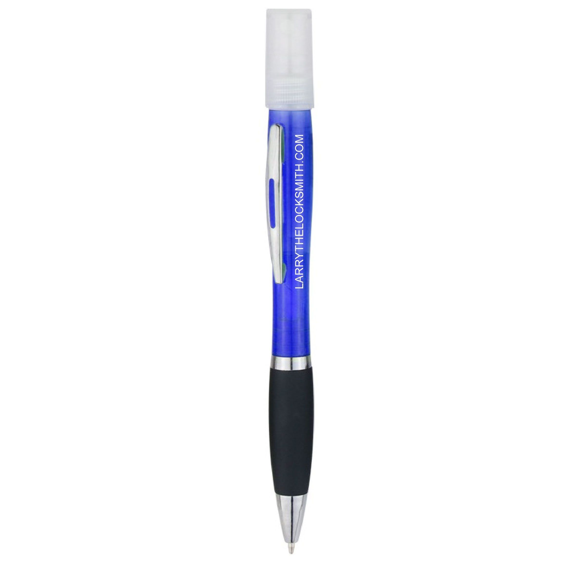 Promotional 2-in-1 Plastic Pen w/ Hand Sanitizer