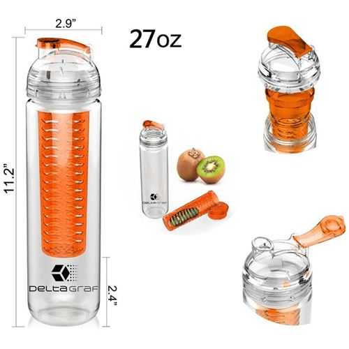  Fruit Infuser Sport Water Bottle
