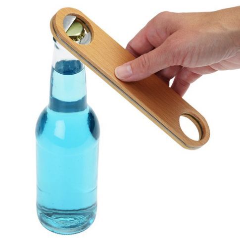 Custom Wood Bottle Opener