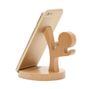 Custom Wooden Funny Kung Fu Kid Cell Phone Stand