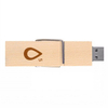 Custom Clothespin Shaped Wood USB Flash Drive