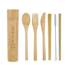 Custom Eco-Friendly Bamboo Utensils Cutlery Set