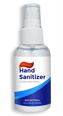 50ml Hand And Surface Sanitiser Spray Bottle