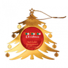 Promotional Logo Christmas Tree Shaped Holiday Ornaments