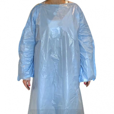 T-Style PE Disposable Gown - Blank
