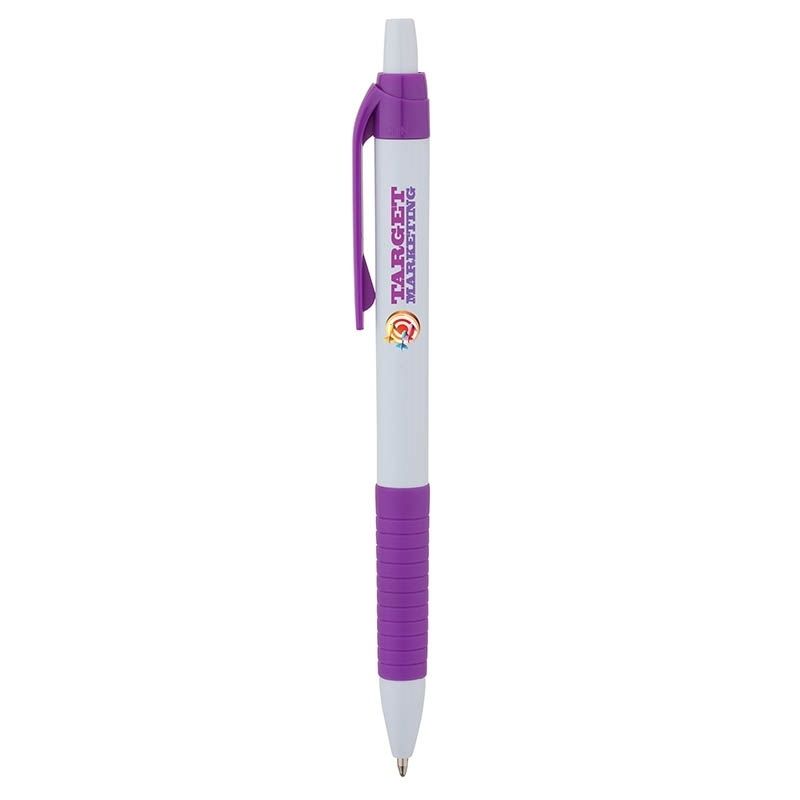 Custom Two-Tone Pen w/ Rubber Grip