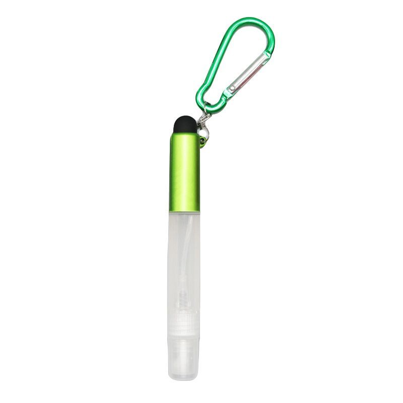 Custom 3-in-1 Hand Sanitizer Stylus Pens w/ Carabiner