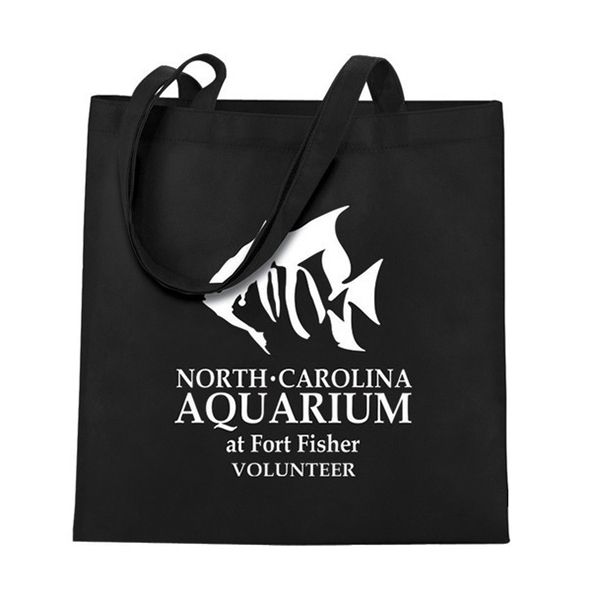 Custom Recycled Non-Woven Promotional Tote Bag - 15.5"w x 15"h x 0.5"d