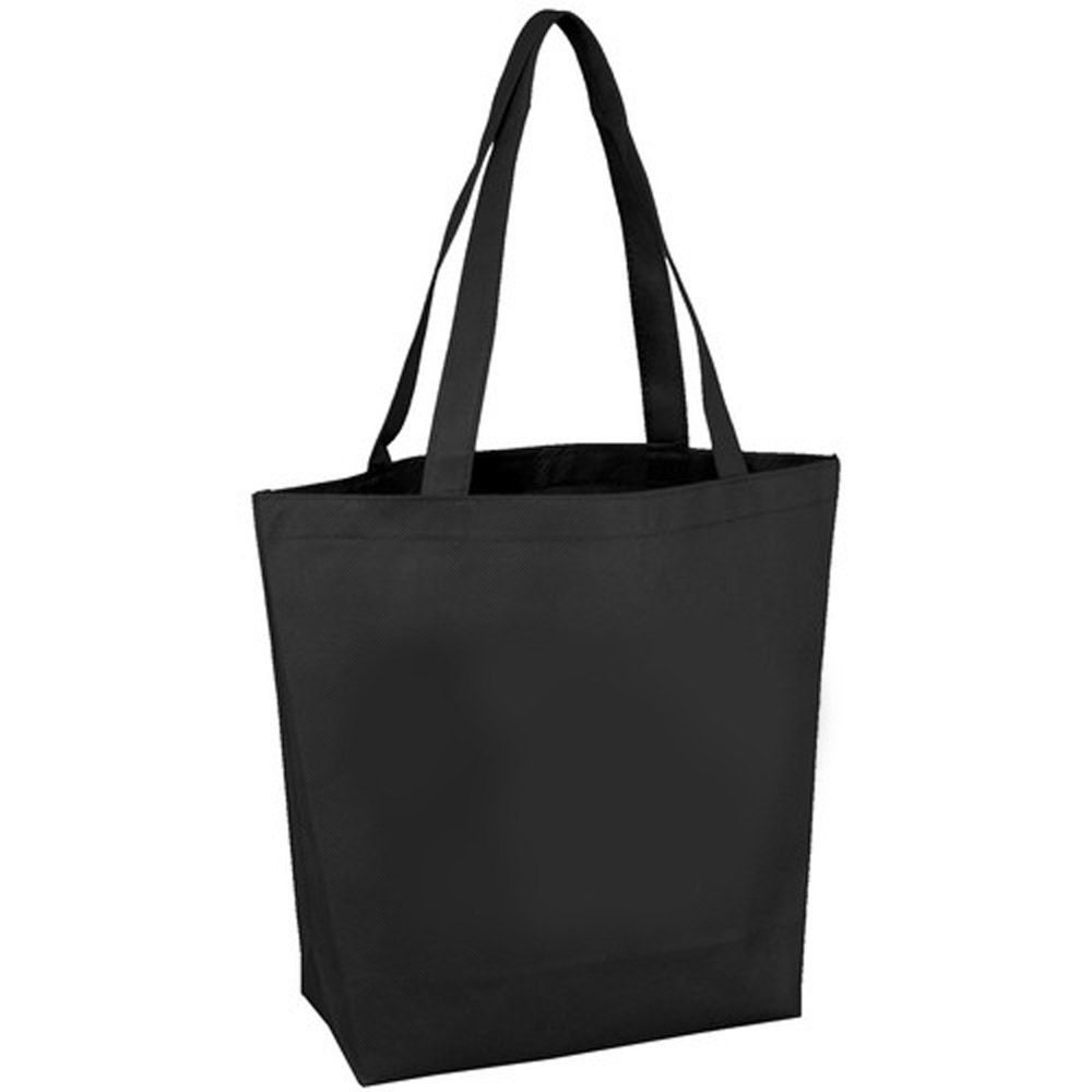 Non-Woven Trade Show Promotional Tote Bag - 14.75"w x 11.75"h x 5"d