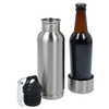 Custom Stainless Steel Bottle Carrier w/ Bottle Opener - 12oz
