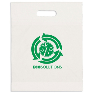 Recycled Promotional Plastic Bag - 12"w x 15"h x 3"d