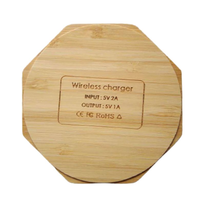 Full Color Custom Wooden Wireless Fast Charging Pad