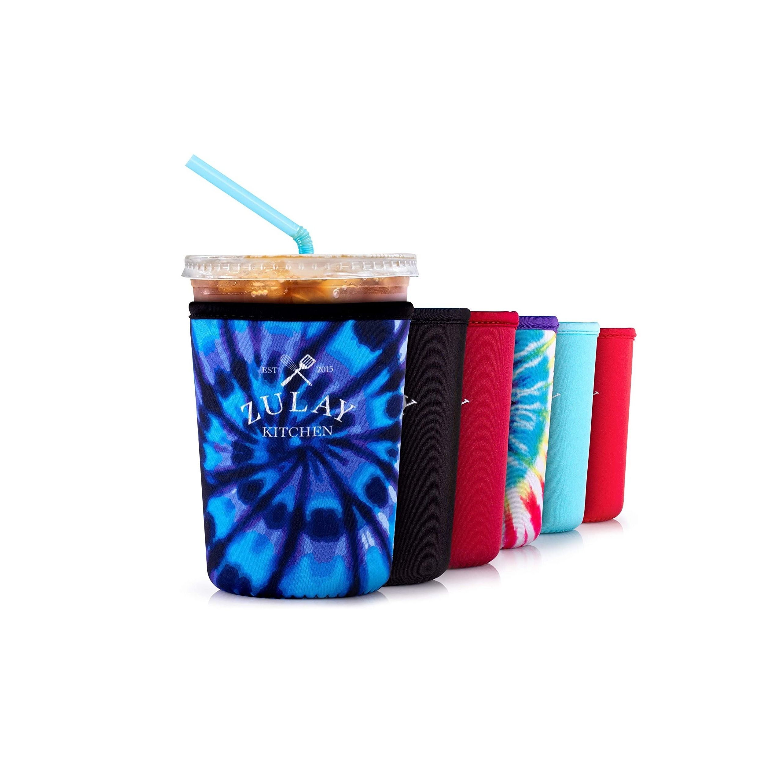 Full Color Custom Neoprene Iced Coffee Sleeves - 16OZ