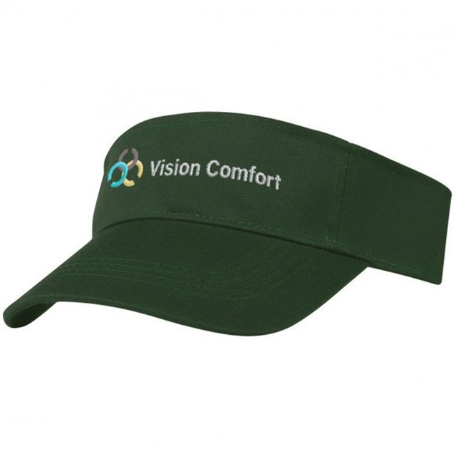 Custom embroidered deals visors no minimum