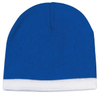 Embroidered Promotional Knit Beanie w/ Stripe