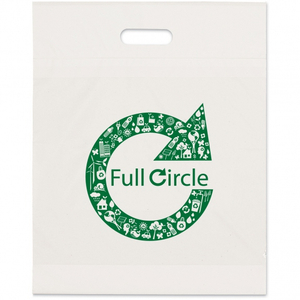 Recycled Promotional Plastic Bag - 15"w x 19"h x 3"d